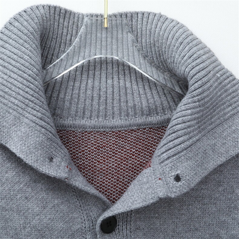 25857-特P68秋季时尚立领毛衣开衫男针织衫宽松菱格夹克外套,男装针织衫/毛衣,电商D310B