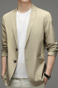 CD219910钱塘2020-2中青年男士春秋薄款时尚休闲西服外套P140图片