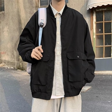 工装夹克男秋季棒球领飞行员外套秋JC94P50，男装夹克，星座1116-2