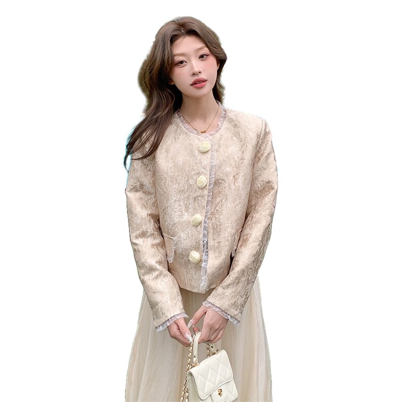 现货新款2025春季小香风外套1C119-8853-P155-K238,女装连衣裙,英标秀