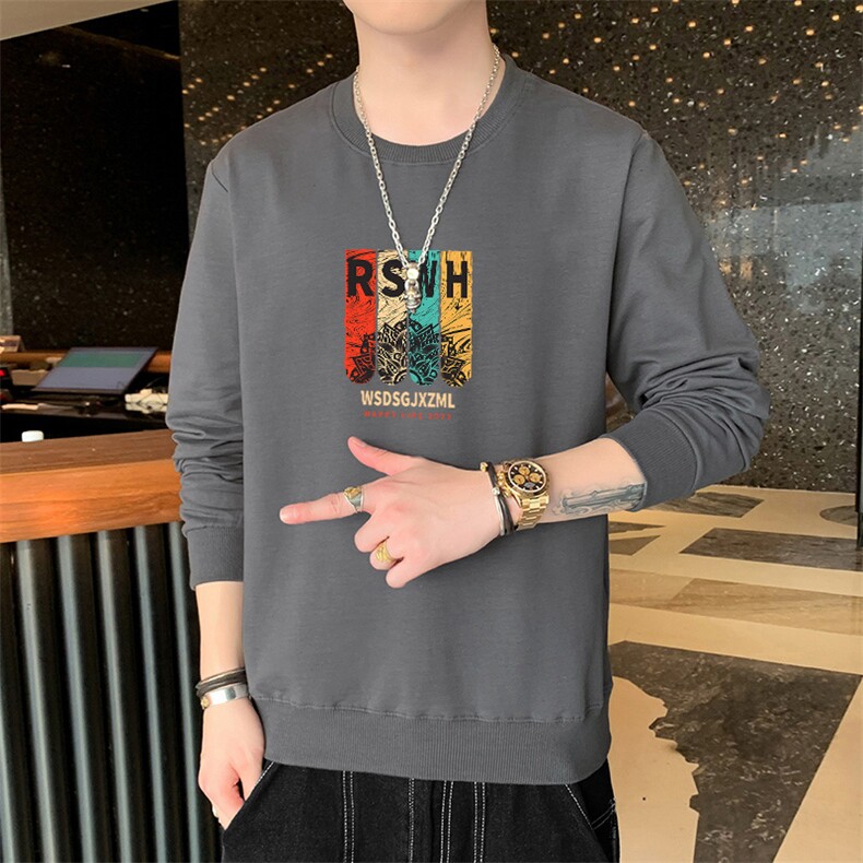 2026秋季新款潮流男士印花卫衣学生大码班服1210-2-F131-P16,男装卫衣,星座1816-2（原1210–2）