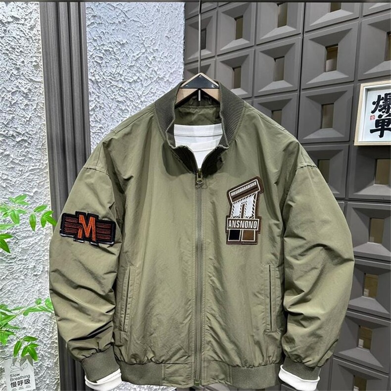 潮牌美式夹克外套男春秋季新款时尚棒球服夹克外套JK96008-P60,男装夹克,星座208-5
