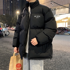 华人青年港风抖音直播得物高品质宽松面包服棉衣外套M1168P65，男装棉衣，电商C408-1(原B339-1)