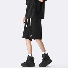 B225-K2193-P39-X49--聚酯纤维--刺绣字母短裤，男装牛仔裤，电商B225