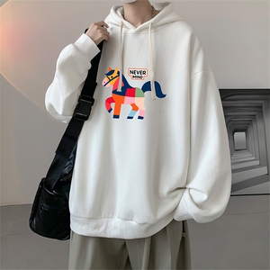 连帽卫衣男大码胖子帽衫大号运动服WY2458-P35
