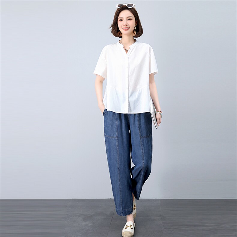 2025年夏季新款休闲文艺两件套女,女装套装/套裙,悦见她