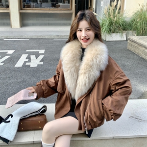 大货已出 大毛领90绒羽绒服2C090-9013-P275-K418图片