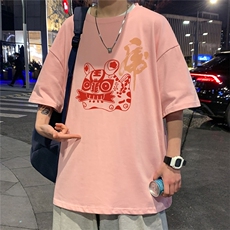 电商DSA028-DT22KG09棉P202023新款圆领印花短袖男控38，男装T恤，电商A028