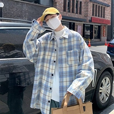 长袖衬衫男港风日系韩版潮流帅气衬衣WM72P35，男装衬衫，星座1116-2