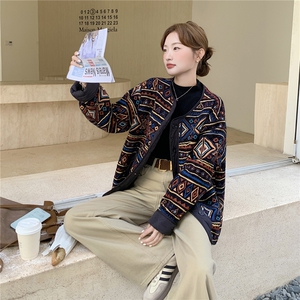 档口现货2025冬装新款女装复古加棉外套8052-p185-k278图片