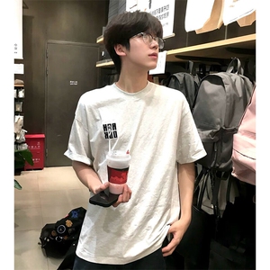 万针全刺绣工艺抖音得物高品质260克重磅纯棉双纱美式高街短袖T恤图片