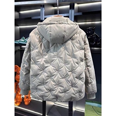 (网图)欧货高级感刺绣白鸭绒轻奢连帽重工艺羽绒服313B-P90-P190，男装羽绒服，星座313B