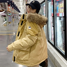 工装棉服2023中长款情侣派克服假毛领（真毛领+10）C575-135，男装棉衣，星座911-2(原星座613-2）