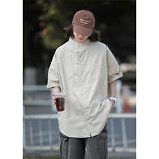 纯棉团队工作服衬衫定制团建服短袖班服diy来图定做衣服印字Logo，女装衬衫，星座710