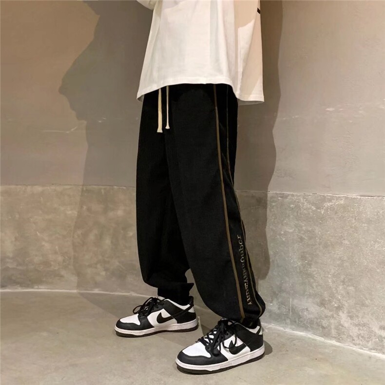 男春季潮流时尚刺绣休闲长裤K2985P33，男装休闲裤，星座1116-2