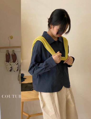 韩系秋款简约衬衫，女装衬衫，Here Bella(5F)