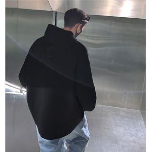 秋装新品 美式高克重复合太空棉卫衣连帽中性外套上衣男H893 P68图片