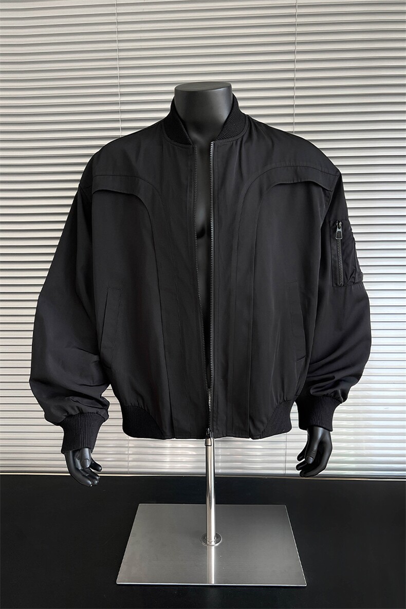 特P75无差价新款时尚美式复古春飞行服外套-HJ5752假模百叶窗,男装夹克,电商A003