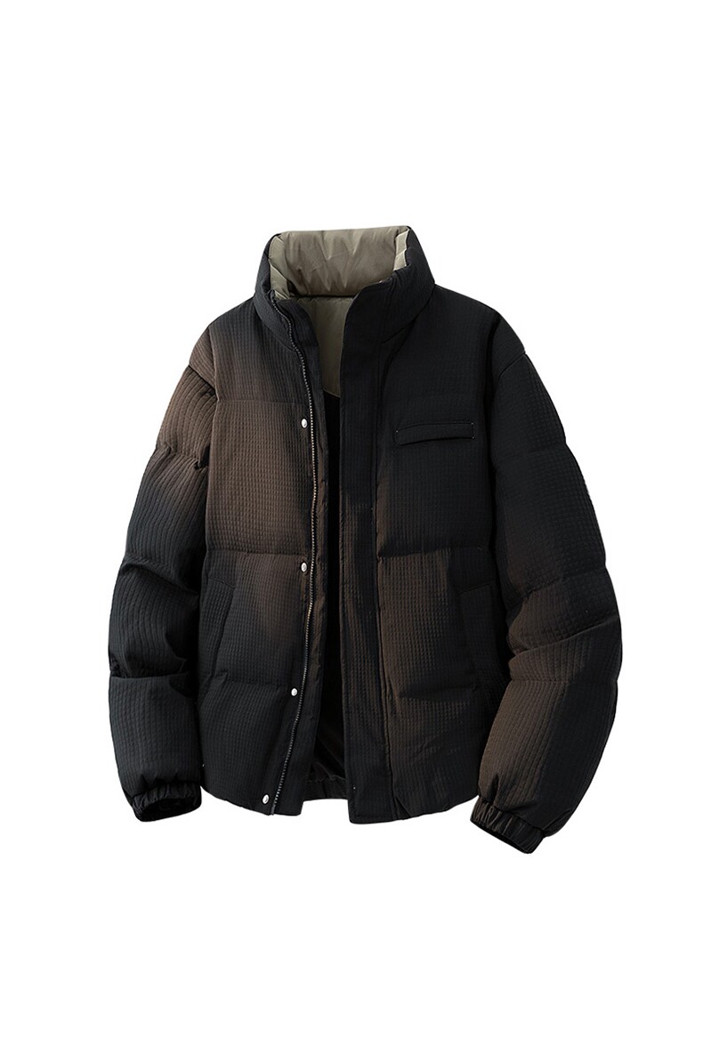 高街肌理感立领羽绒服情侣新玉米格冬装90白鸭绒SYR2601-P240,男装羽绒服,星座610B-1