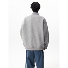 格子拼接polo衫领加绒卫衣男春秋季2025新款假两件长袖t恤上衣服，男装T恤，星座1210-1