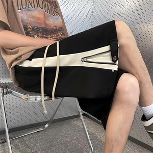 运动裤百搭男休闲裤文艺潮时尚潮牌宽松型五分裤新款K3088-P35图片