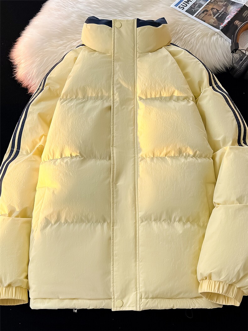 !加厚棉服冬季拼色条纹情侣立领棉衣815A-CM99062-P82特,男装棉衣,星座815A