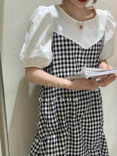 棉布连衣裙，女装连衣裙，虹朵朵