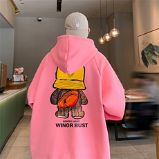 已注册港风重磅华棉得物抖音直播高品质宽松休闲连帽卫衣W5026P40，男装卫衣，电商C408(原B339-1)