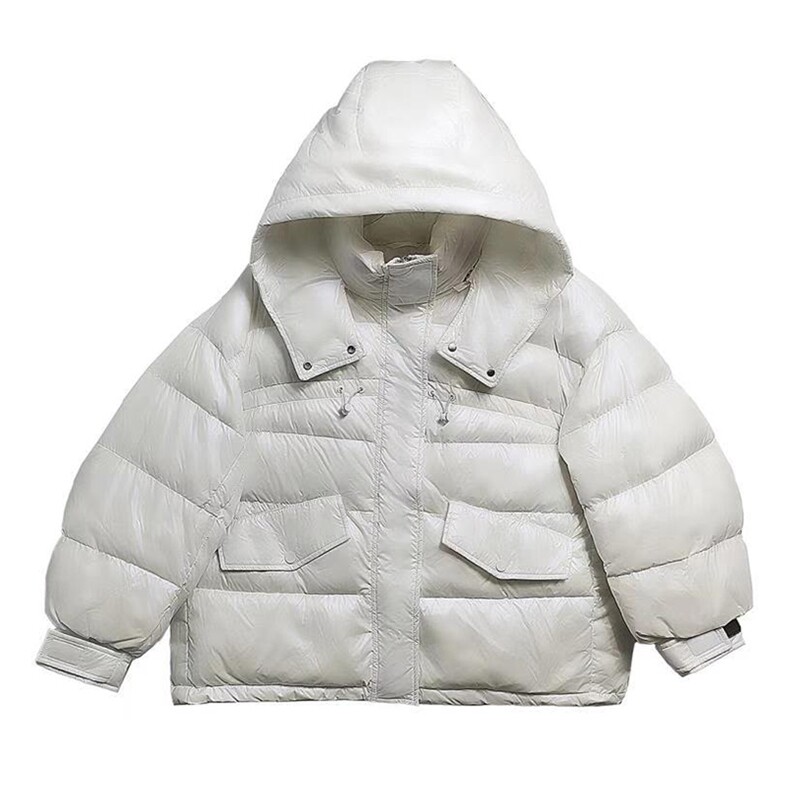 2020冬季新款彩色魔术贴连帽棉服休闲舒适保暖棉服外套,女装棉衣/棉服,曼娅璐