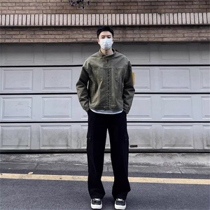 W404-P75  男春季高街潮牌宽松百搭夹克潮图片