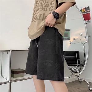 2024夏季新款美式休闲短裤男潮牌ins宽松五分裤 现货 K7727-P22图片