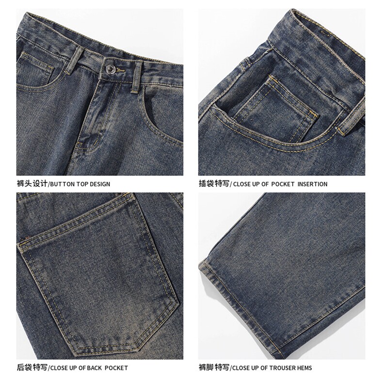 2024GK24124加绒白底大码美式直筒牛仔裤M-5XGK24995-特P50,男装牛仔裤,电商A022