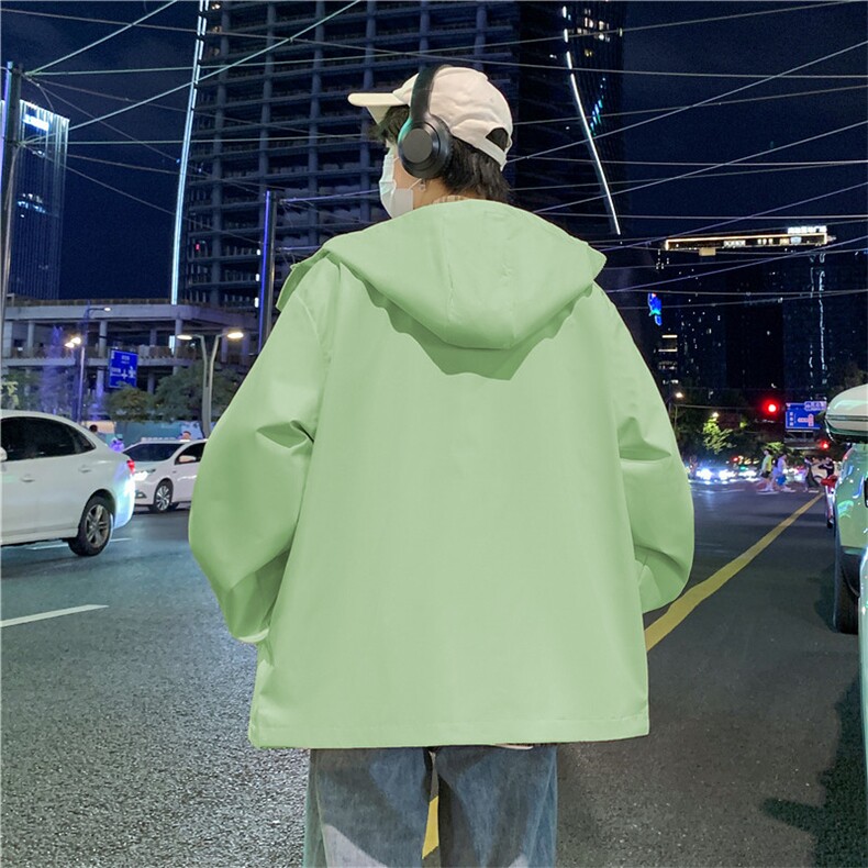 2025秋季新款户外连帽登山冲锋衣夹克高街拉链机能外套JK8008-35,男装夹克,星座1402-1