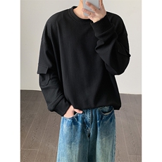 S2602/P35春装新款现货卫衣男立体袋个性T恤宽松大码上衣，男装T恤，电商A141