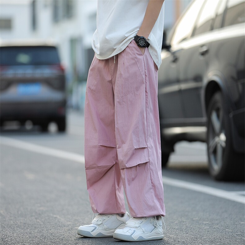 美式工装裤男女宽松休闲冲锋裤潮牌情侣运动长裤束脚K01140-P40,男装休闲裤,星座308B-1