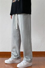 22/秋冬新款港风运动裤潮牌休闲裤潮流男裤直筒拖地裤子男士K3321，男装休闲裤，星座815-2