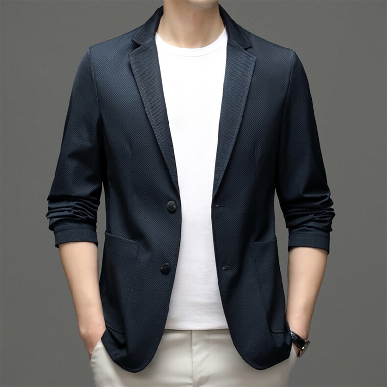 冬季新款男士商务休闲加厚保暖西装外套中年男装宽松免烫西服上衣,男装西服,电商B212（原钱塘6029）