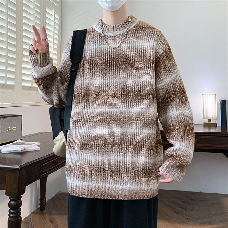 【新品】2025秋冬男士时尚休闲百搭针织毛衣潮流-M036-P45,男装针织衫/毛衣,星座1105-1