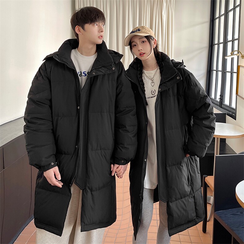 羽绒服男冬季新款港风宽松长款白鸭绒外套YR932-P170(控价228）图片