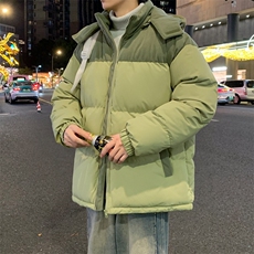 棉服撞色拼接灯芯绒外套男生冬季棉衣情侣装棉袄子M810-P85，男装棉衣，星座308B-2