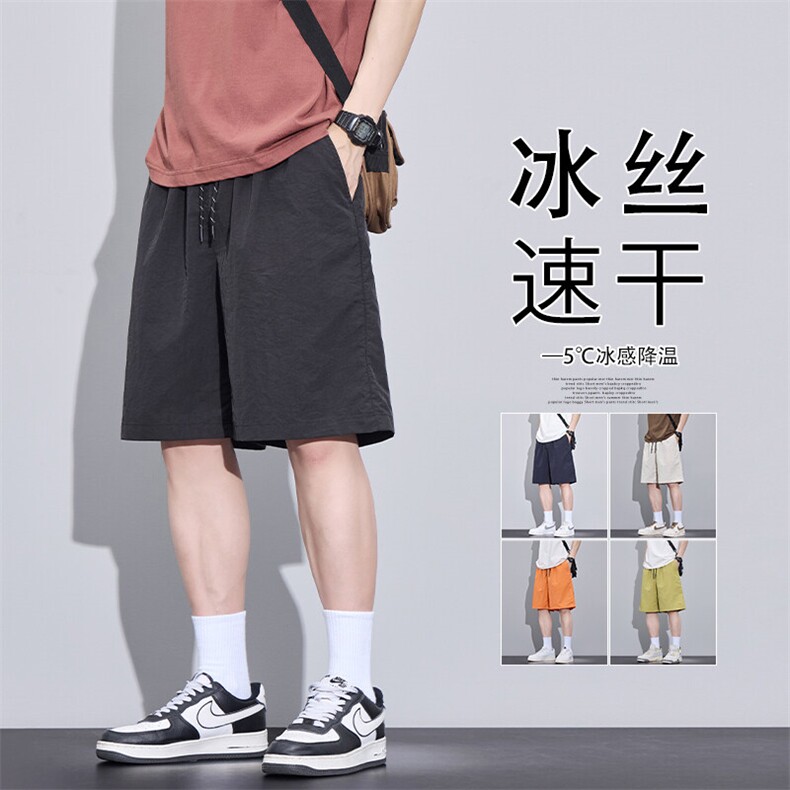 2025 夏季新款 灰墙四分速干短裤M-5XL HK25427-特P11图片