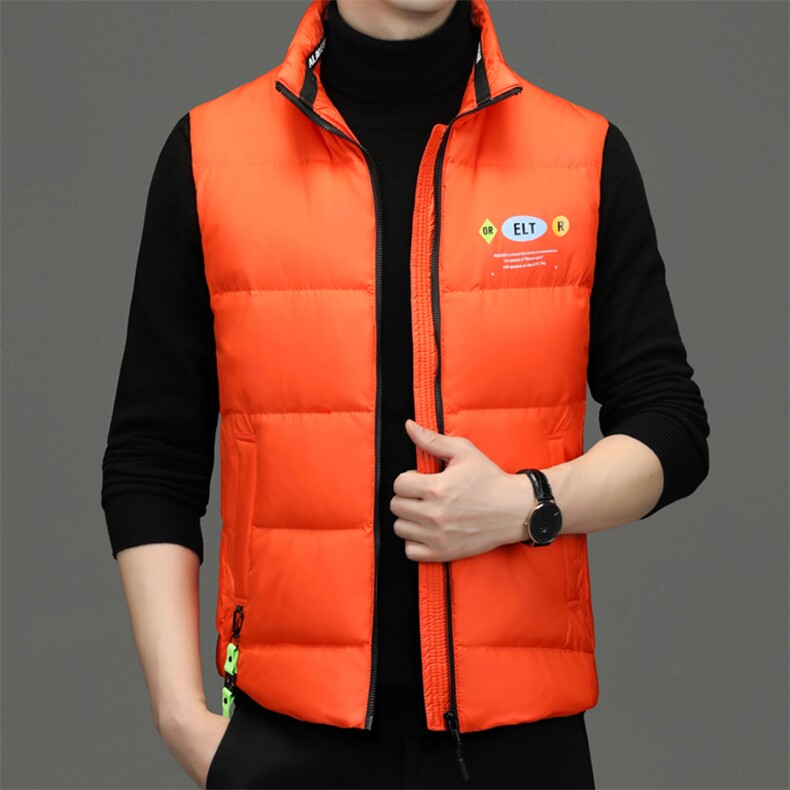CSMJ79001钱塘2020-2中年男士时尚休闲简约冬季厚款羽绒马甲P117,男装背心/马甲,钱塘207-2
