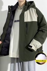 冬上新三合一百搭冲锋衣潮加绒羽绒服外套男女8300-P210控价299，男装羽绒服，电商A441-1