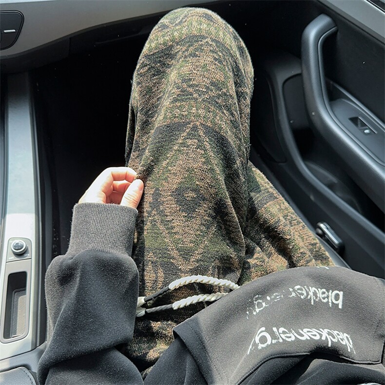 现货13大码民族风加绒加厚直筒阔腿裤XZ211-1-K2445-P50加绒P60，男装民族服装，星座211-1