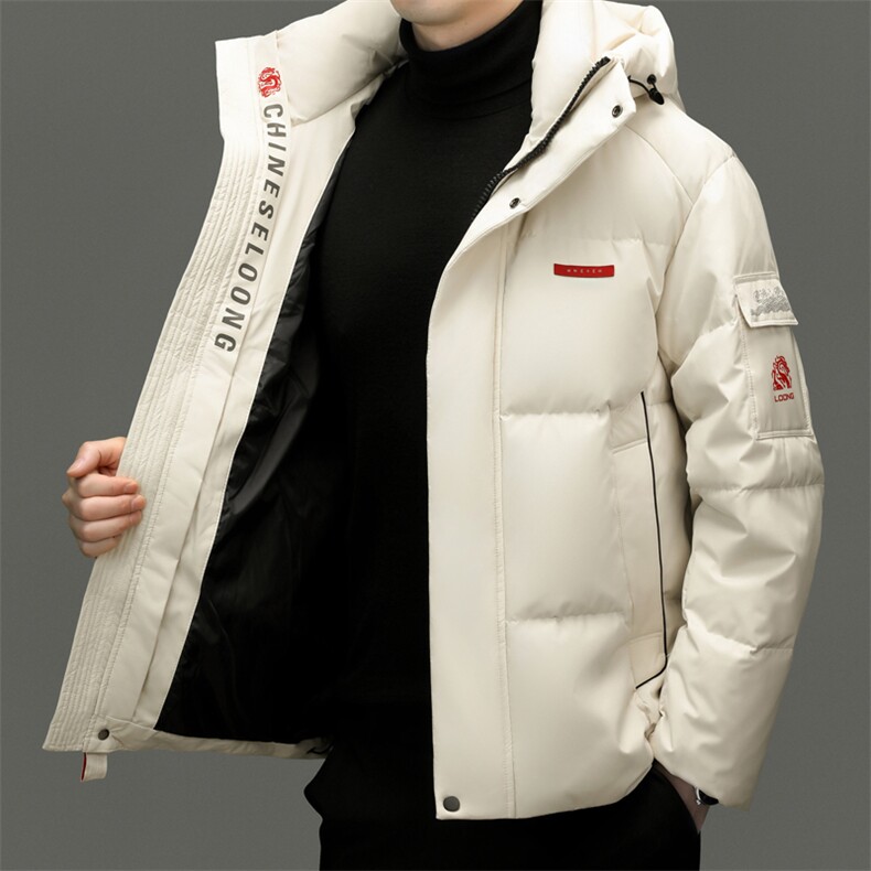 男装羽绒服YR9803新品主推必上男女同款龙设计雪*飞热销图片