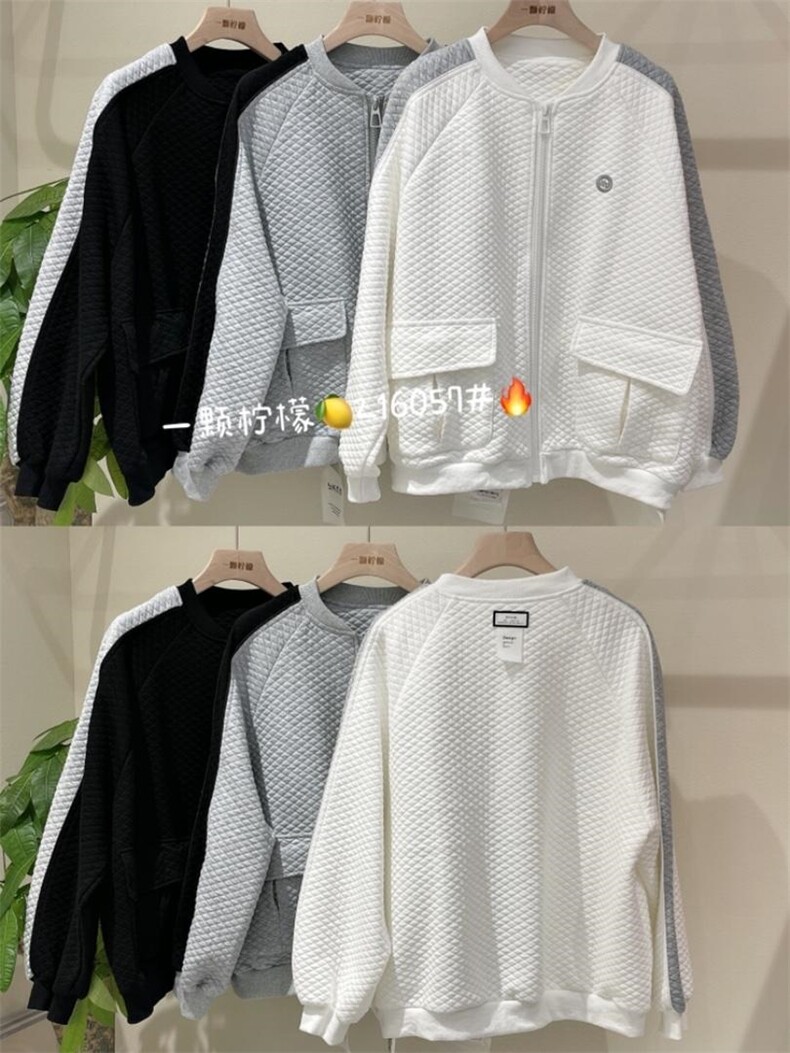 拼色外套，其它，一颗柠檬