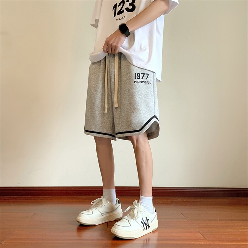 DK6967P35红地板华棉短裤篮球大码宽松户外时尚休闲夏季短裤男,男装休闲裤,星座510A-1