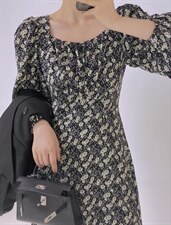 打底碎花裙，其它，驿谷