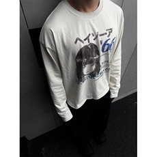 涉谷少女长袖T恤衫260G重磅长袖teeD328-CX7706-P29，男装T恤，电商D328