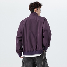 JK008无影墙春装拼接工装立领开衫夹克聚酯纤维(M-5XL)TP35，男装夹克，电商A088